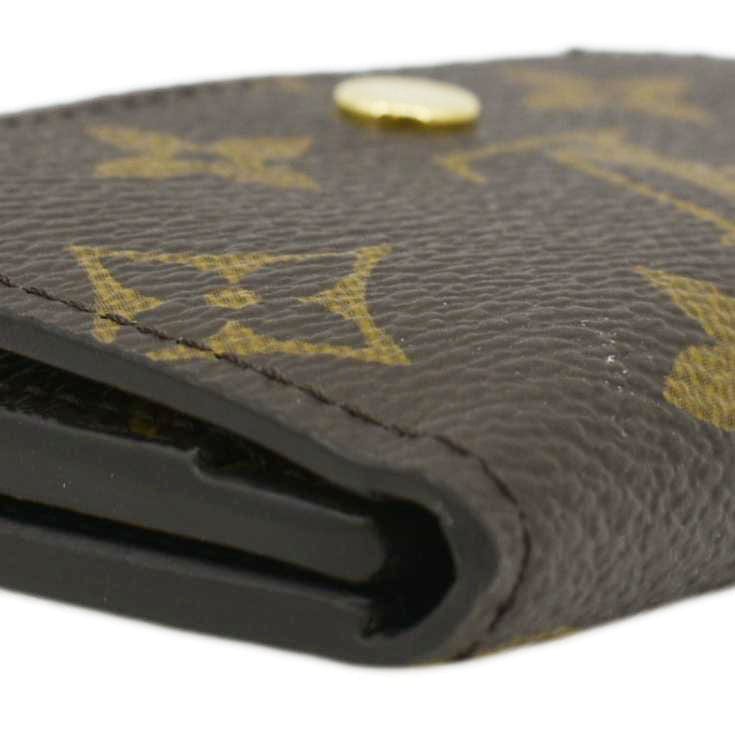 LOUIS VUITTON Trifold  Monogram Canvas Wallet Brown