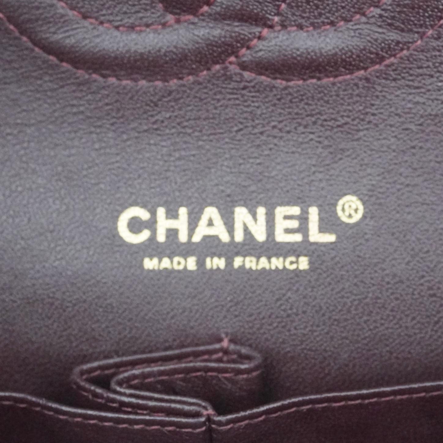 Chanel Classic Double Flap Quilted Leather Crossbody Bag Black