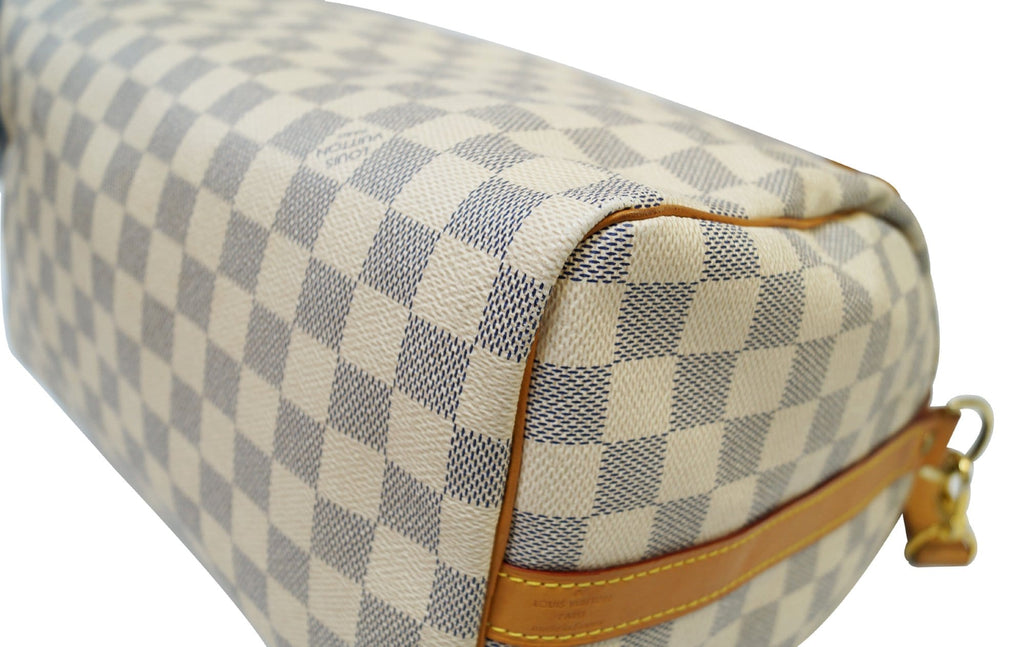 Louis Vuitton Damier Azur Speedy 30 Bandouliere Shoulder Bag