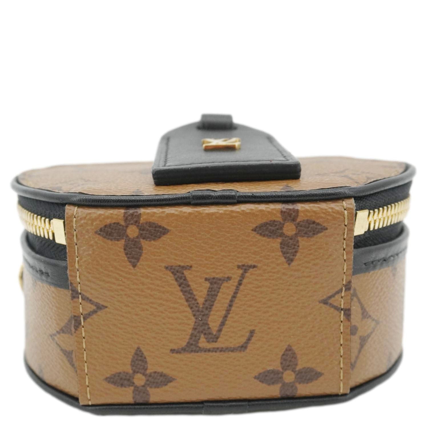LOUIS VUITTON Mini Boite Chapeau Reverse Monogram Canvas Shoulder Bag Brown