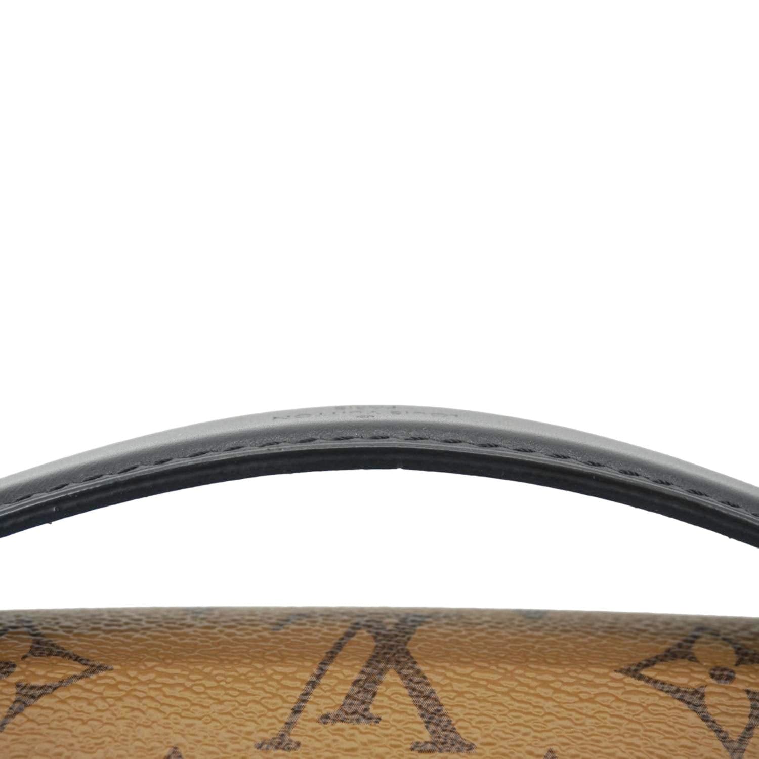 LOUIS VUITTON Metis Pochette Reverse Monogram Canvas Crossbody Bag Brown