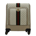 GUCCI Savoy Cabin Trolley Small Gucci Supreme Canvas Travel Bag Beige 693646