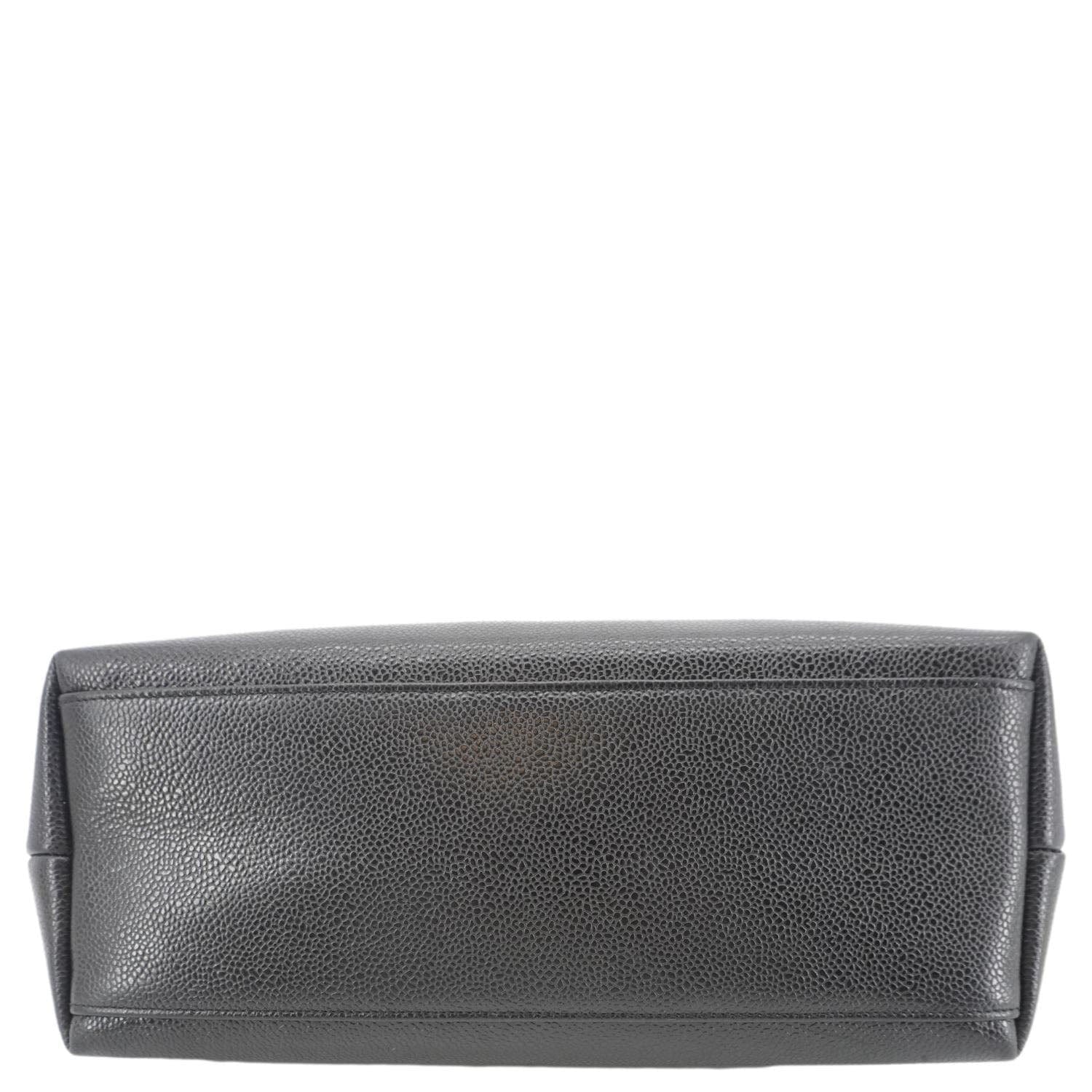 Chanel  Timeless CC Caviar Leather Chain Shoulder Strap Black
