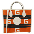 GUCCI Pyeongchang Wool Tote Shoulder Bag Orange 675888