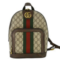GUCCI Ophidia Small Gucci Supreme Canvas Backpack Beige 547965
