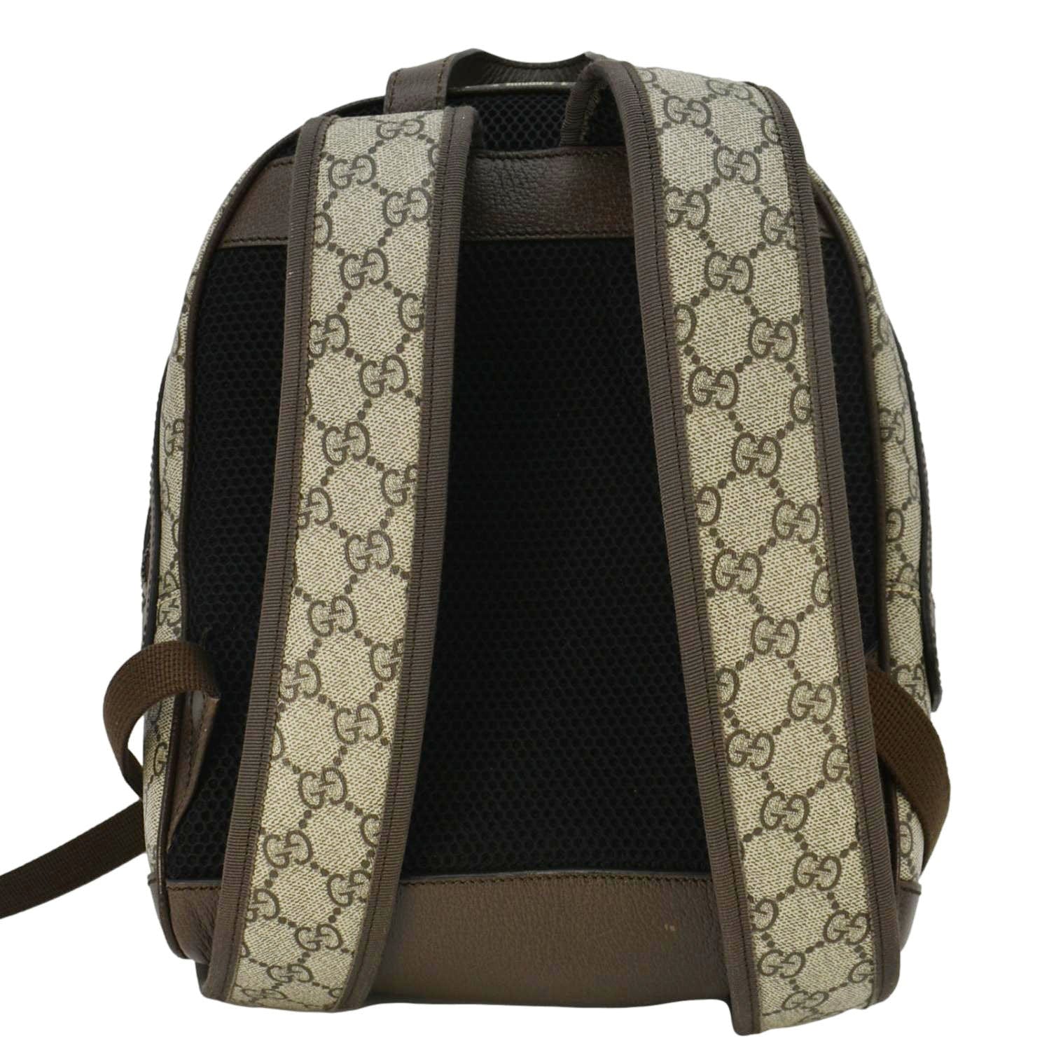 GUCCI Ophidia Small Gucci Supreme Canvas Backpack Beige 547965