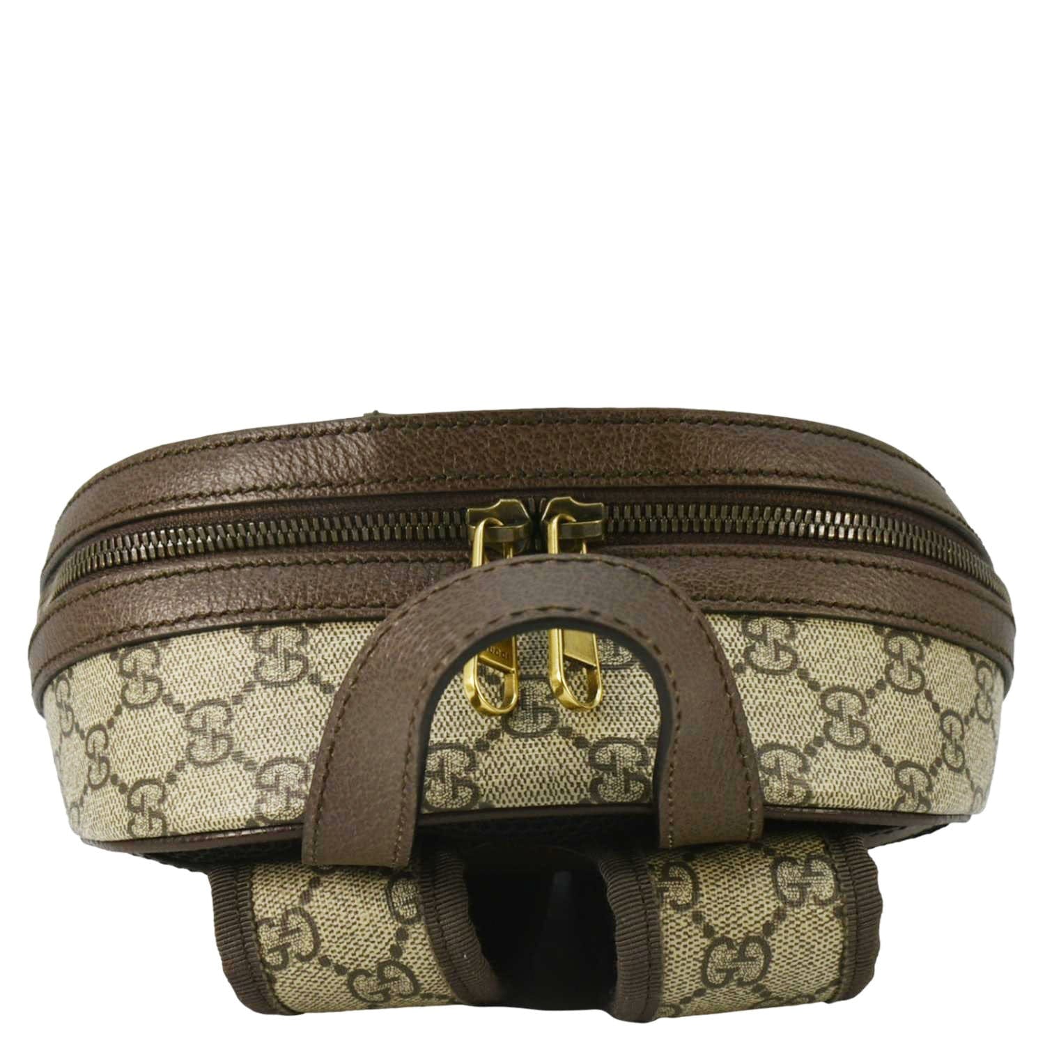 GUCCI Ophidia Small Gucci Supreme Canvas Backpack Beige 547965