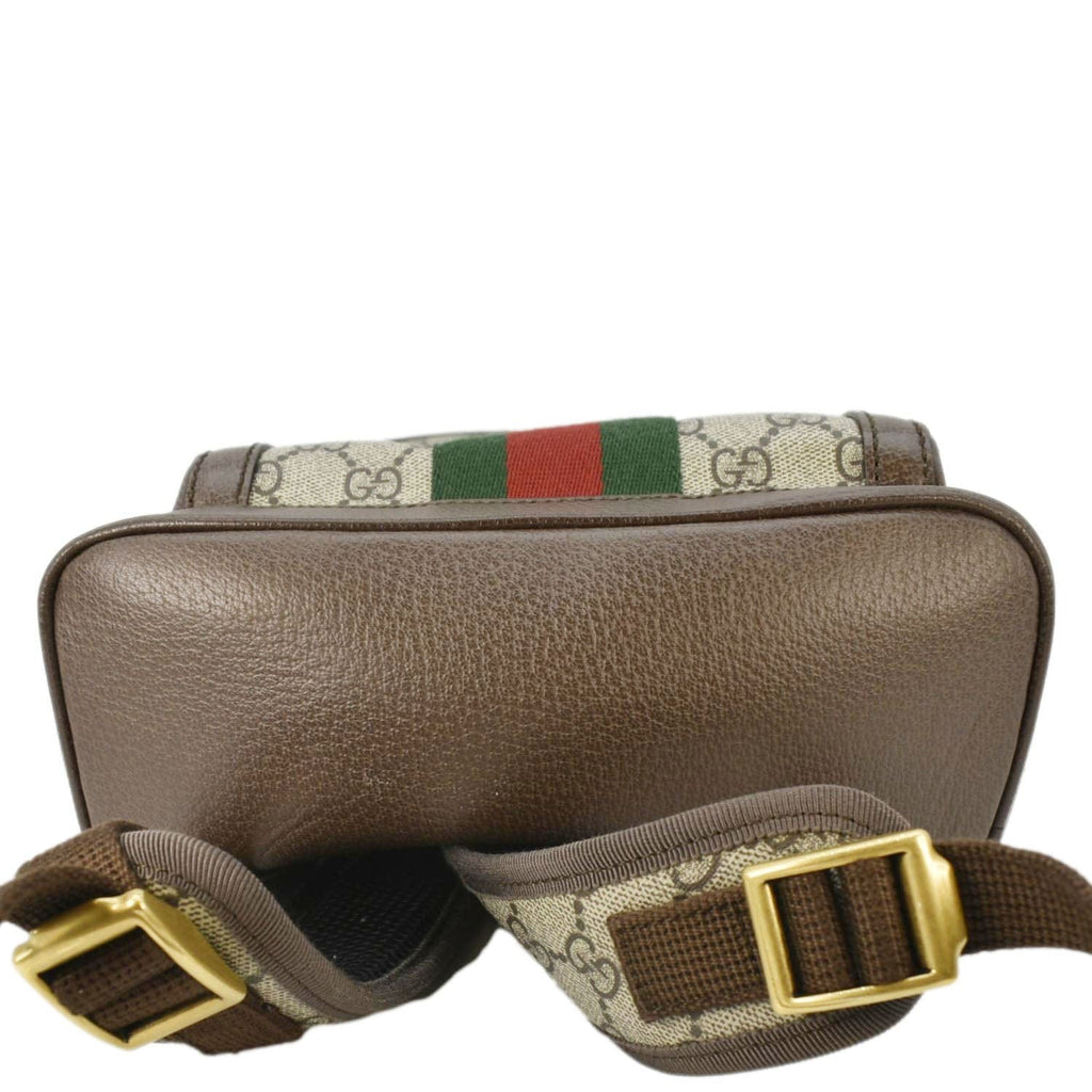GUCCI Ophidia Small Gucci Supreme Canvas Backpack Beige 547965