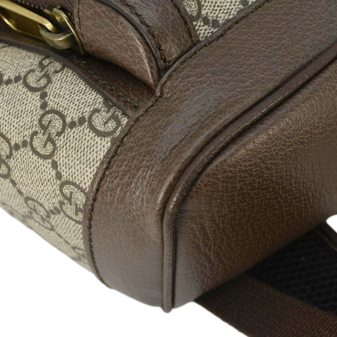GUCCI Ophidia Small Gucci Supreme Canvas Backpack Beige 547965