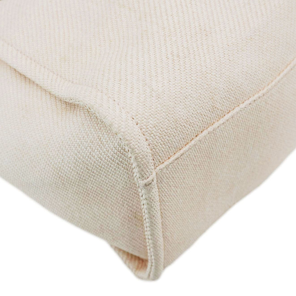 Chanel Deauville Large Raffia Mixed Fibers Tote Bag Cream