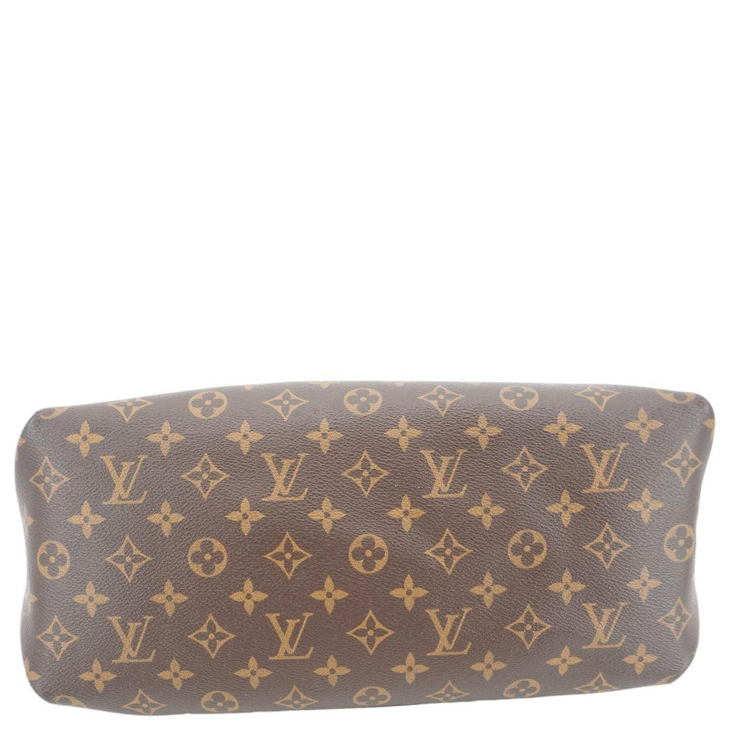 LOUIS VUITTON Beaubourg MM Monogram Canvas Shoulder Bag Brown