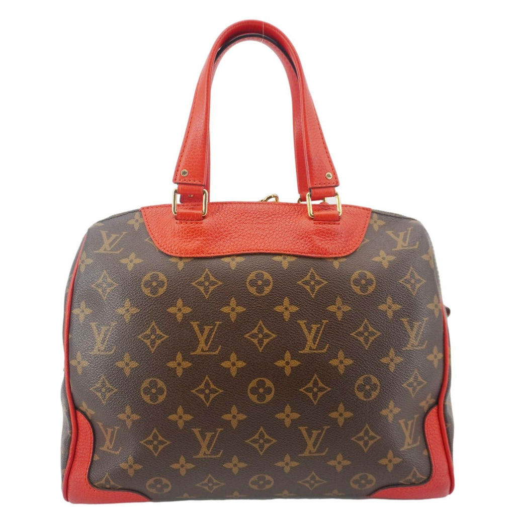 LOUIS VUITTON Retiro NM Monogram Canvas 2Way Shoulder Bag Red