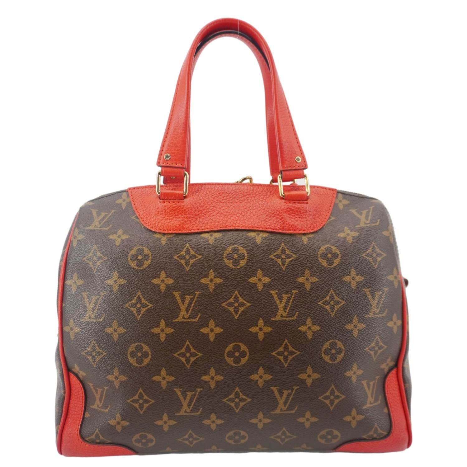 LOUIS VUITTON Retiro NM Monogram Canvas 2Way Shoulder Bag Red
