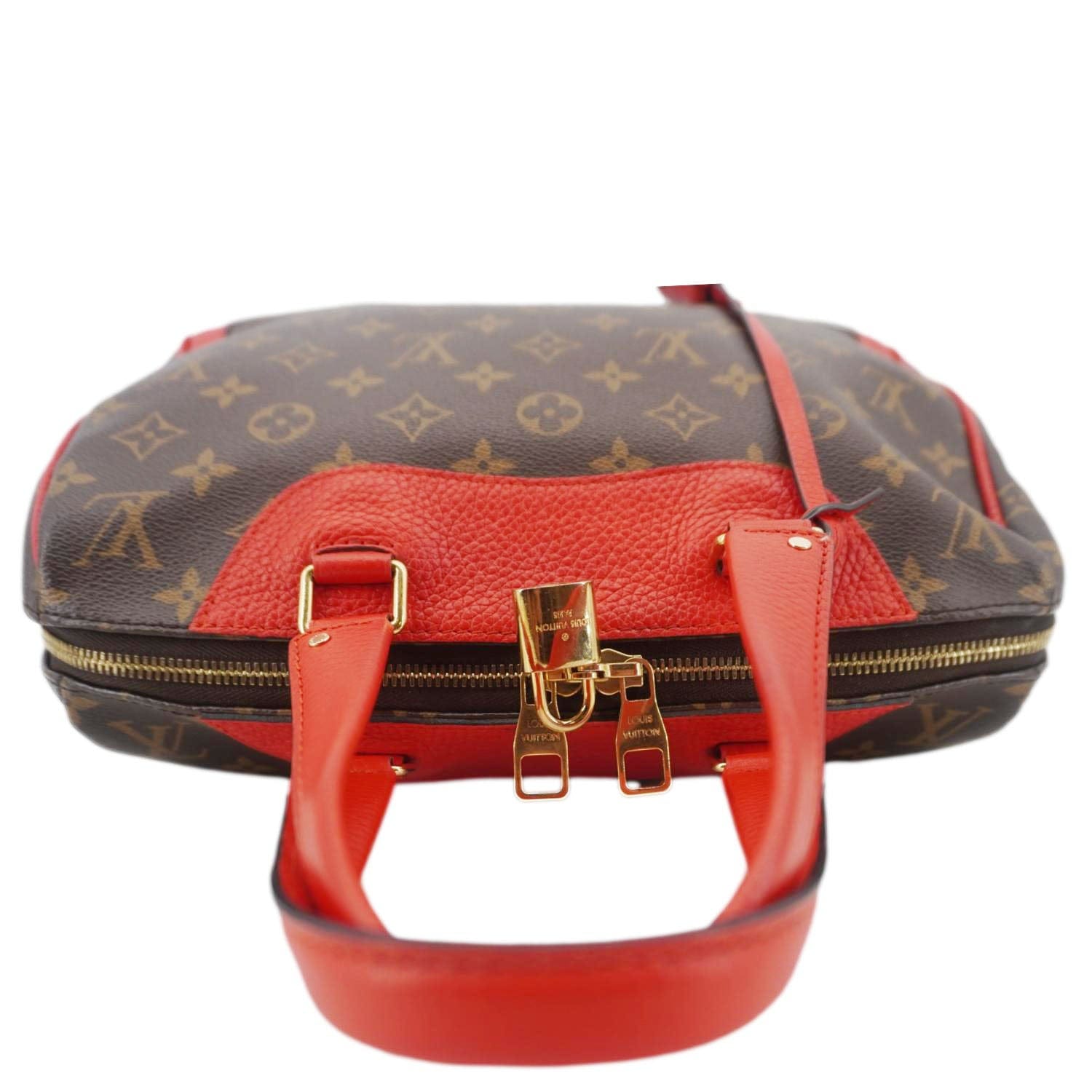 LOUIS VUITTON Retiro NM Monogram Canvas 2Way Shoulder Bag Red