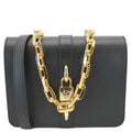 LOUIS VUITTON Rendez Vous Calfskin Leather Crossbody Bag Black