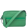 GUCCI Gucci Rubber-effect Leather Crossbody Bag Green 771321