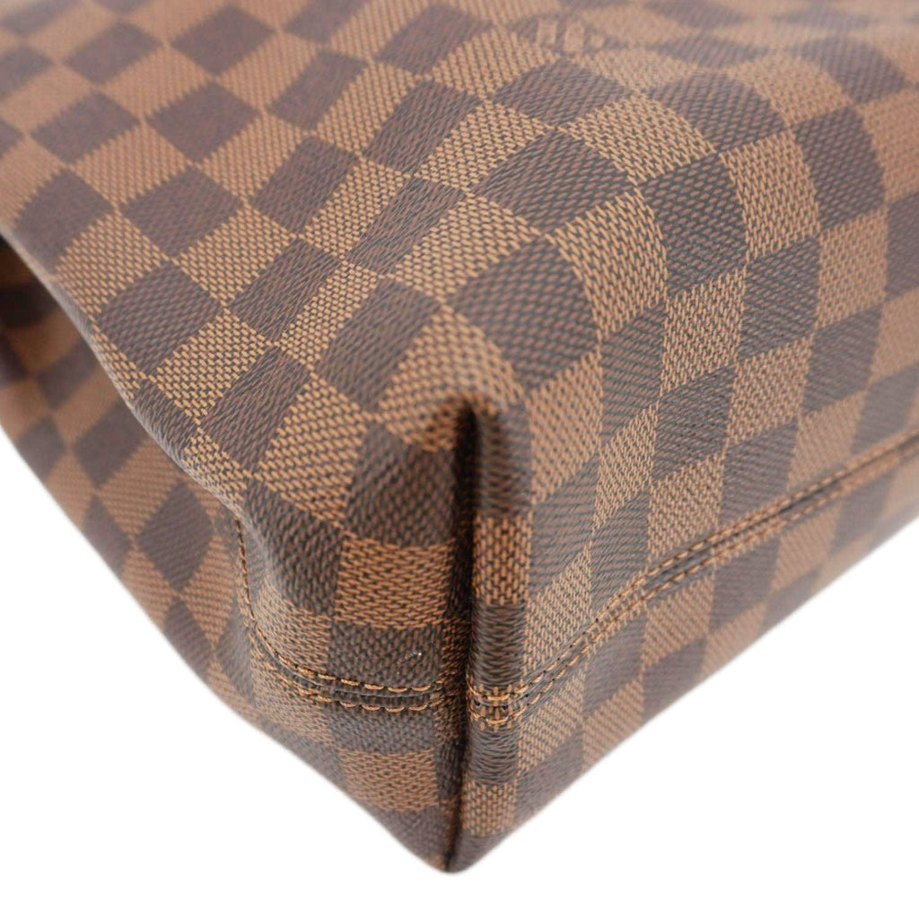 LOUIS VUITTON Graceful PM Damier Ebene Shoulder Bag Brown