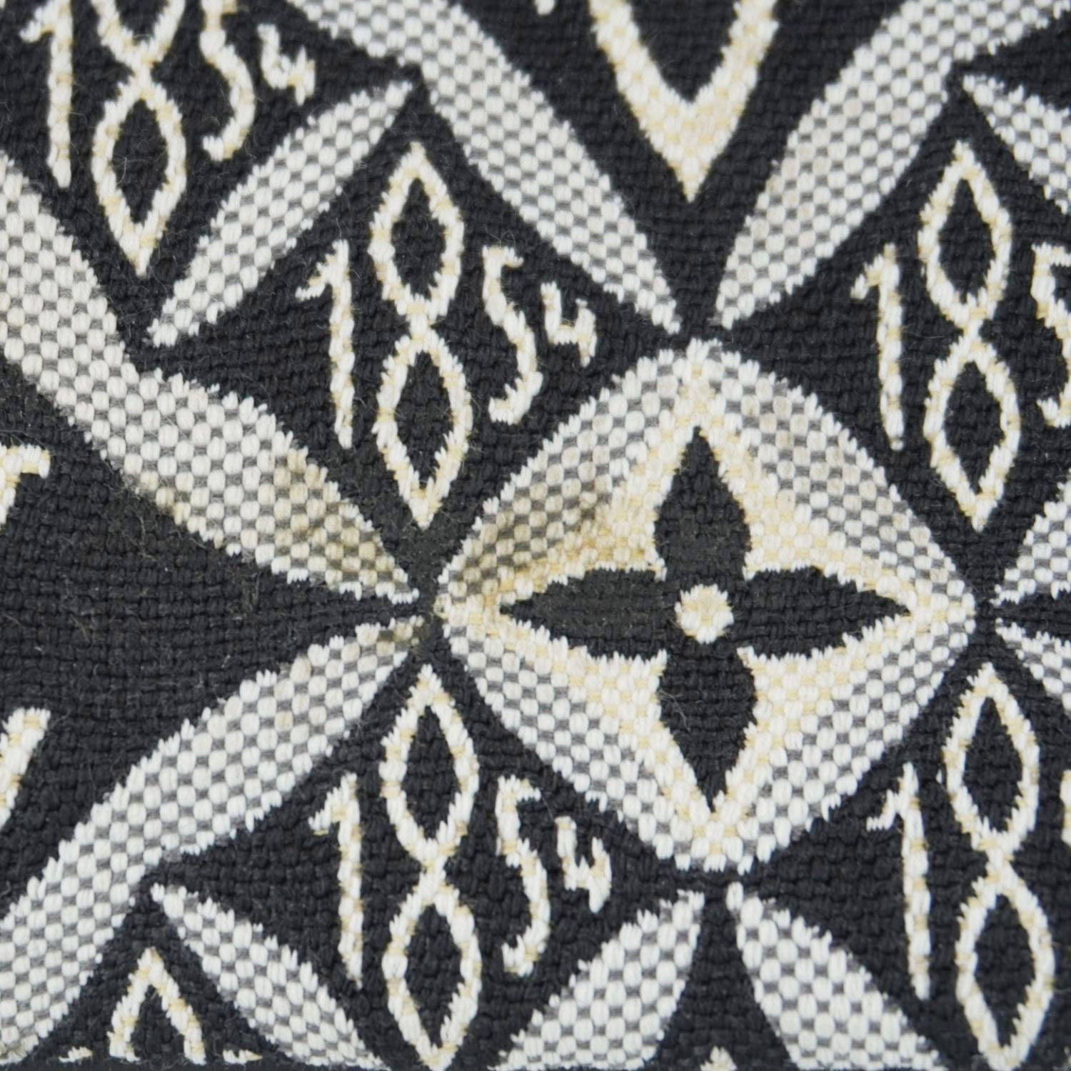 LOUIS VUITTON Neverfull MM Since 1854 Jacquard Shoulder Bag Black