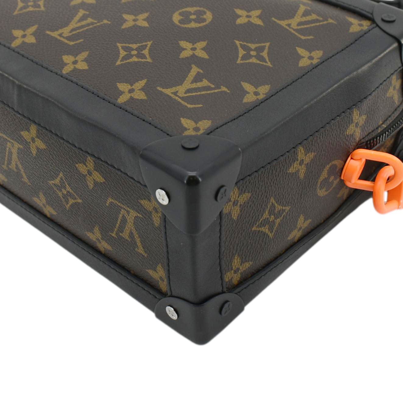 LOUIS VUITTON Solar Ray Soft Trunk Monogram Canvas Shoulder Bag Brown