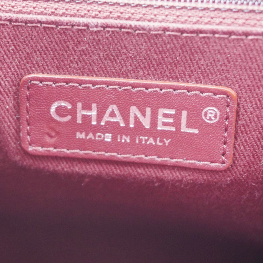 Chanel Braided With Style Quilted Leather Drawstring Backpack Burgundy