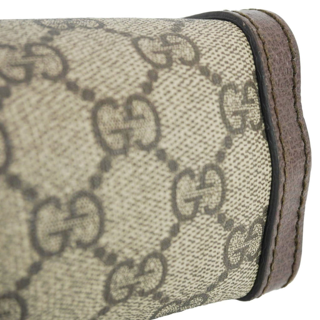 GUCCI Ophidia Medium Gucci Supreme Canvas Shoulder Bag Beige 503877