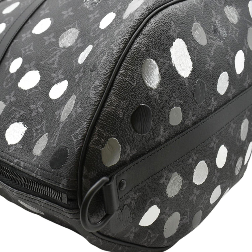LOUIS VUITTON x YK Keepall 55 Bandouliere Monogram Eclipse Travel Bag Black