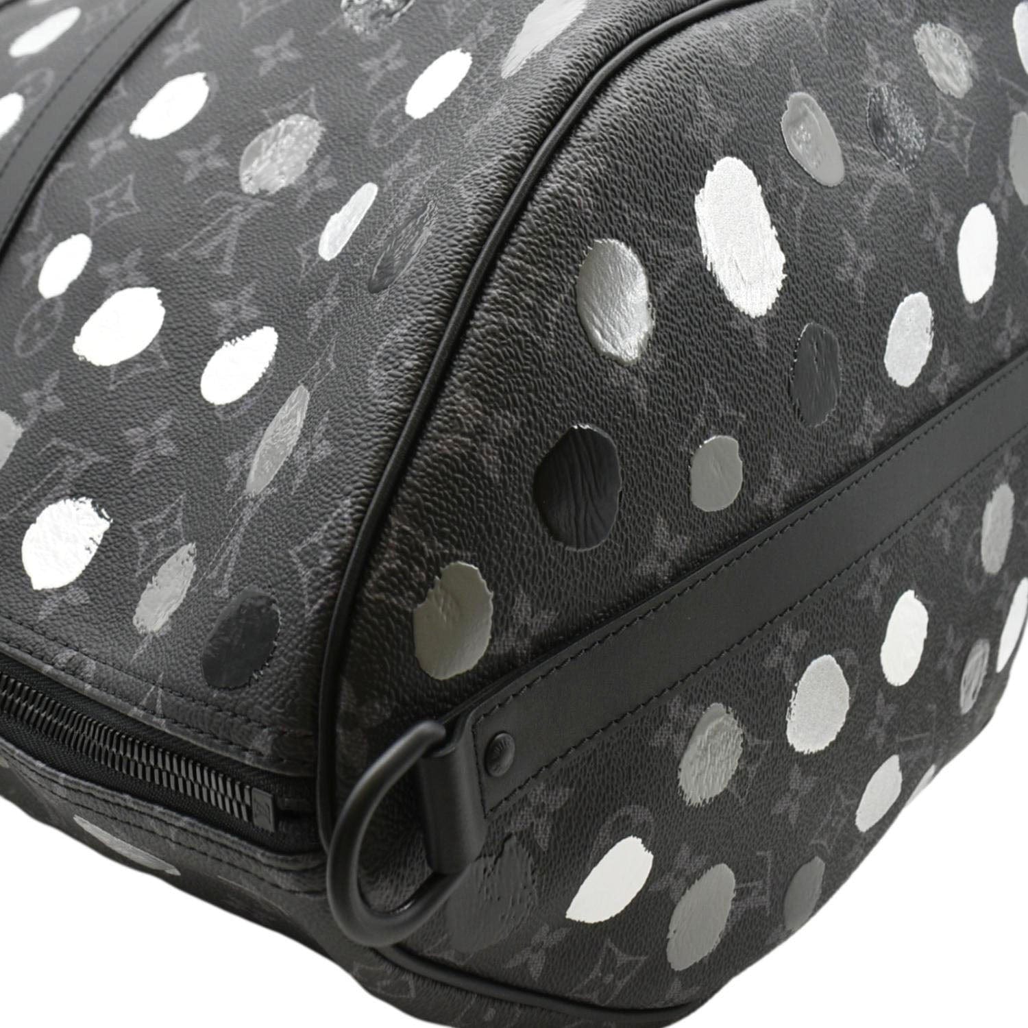 LOUIS VUITTON x YK Keepall 55 Bandouliere Monogram Eclipse Travel Bag Black