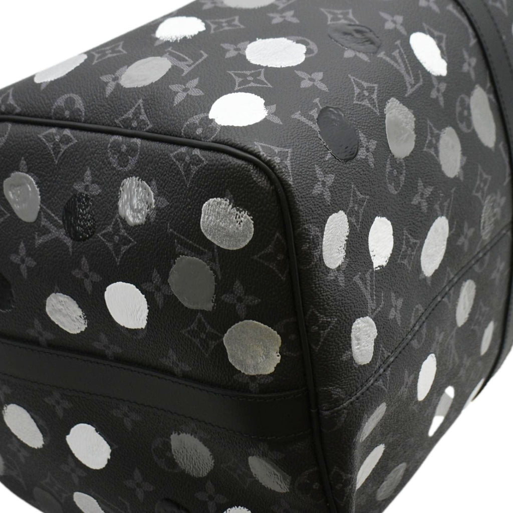 LOUIS VUITTON x YK Keepall 55 Bandouliere Monogram Eclipse Travel Bag Black