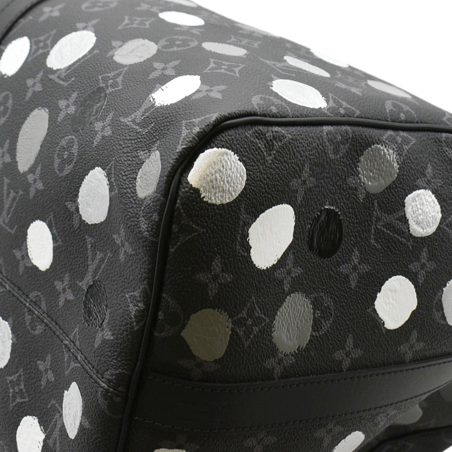 LOUIS VUITTON x YK Keepall 55 Bandouliere Monogram Eclipse Travel Bag Black