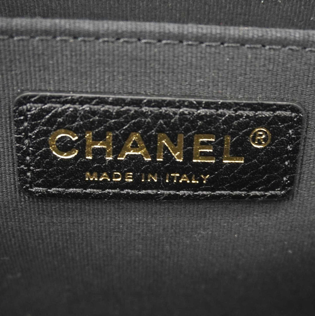 Chanel XXL Flap Bag Lambskin Leather Shoulder Bag Black