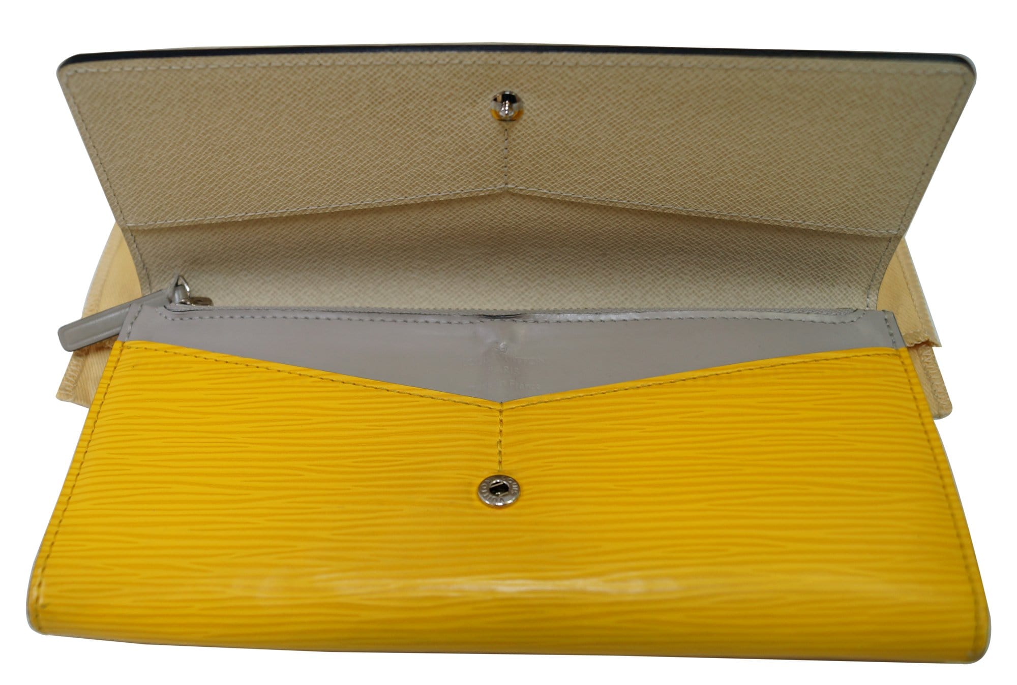 LOUIS VUITTON Epi Portefeuille Flore Long Wallet White Yellow - Final Call