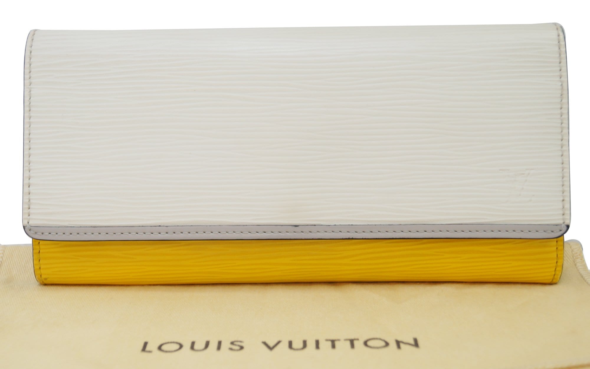 LOUIS VUITTON Epi Portefeuille Flore Long Wallet White Yellow - Final Call