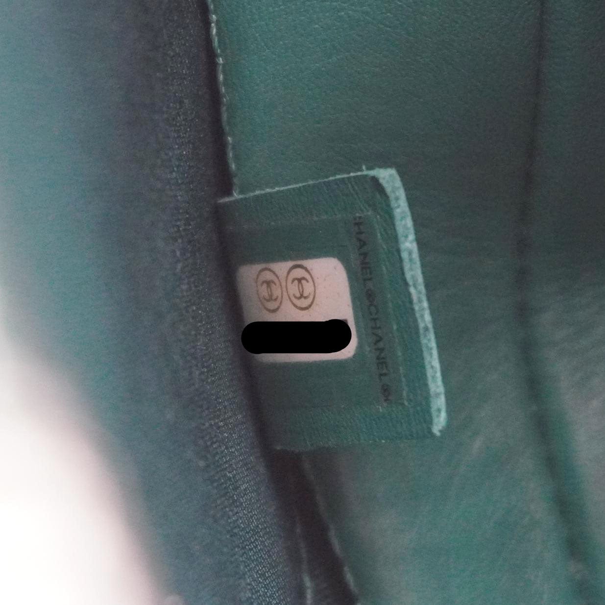 Chanel Round as Earth Patent Leather Crossbody Bag Green