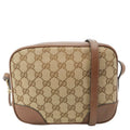 GUCCI Bree Gucci Canvas Camera Crossbody Bag Beige 449413