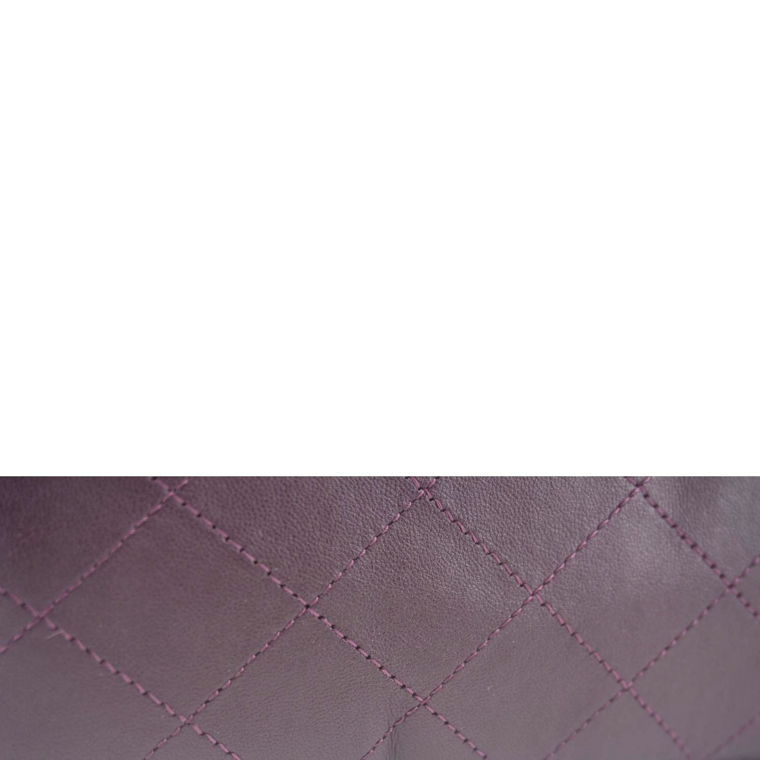 Chanel Classic Flap Medium Quilted Leather Shoulder Bag Purple