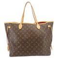 LOUIS VUITTON Neverfull GM Monogram Canvas Tote Bag Brown