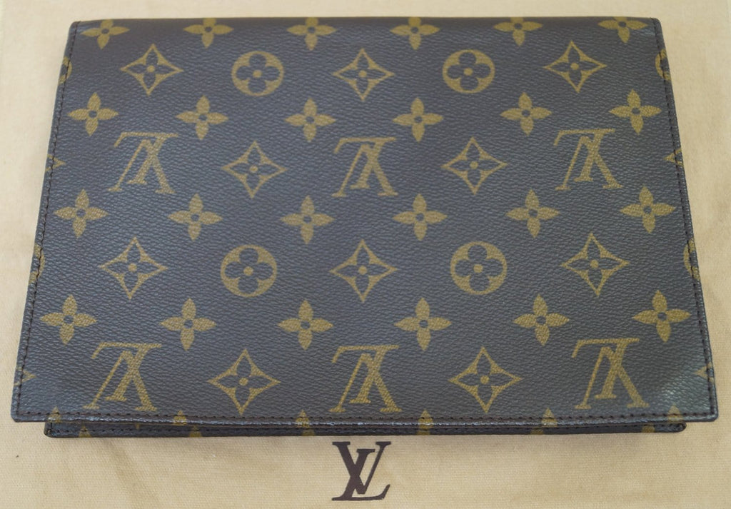 LOUIS VUITTON Monogram Canvas Pochette Rabat Clutch Bag