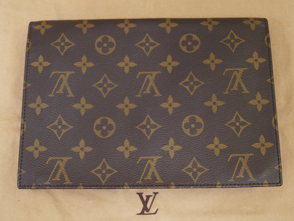 LOUIS VUITTON Monogram Canvas Pochette Rabat Clutch Bag