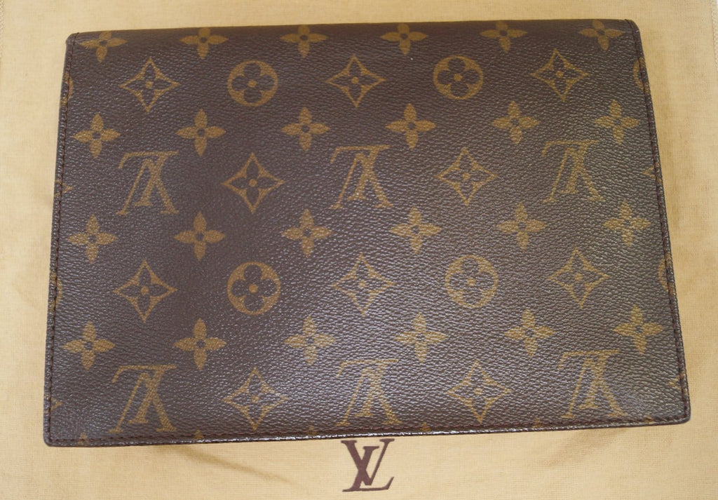 LOUIS VUITTON Monogram Canvas Pochette Rabat Clutch Bag