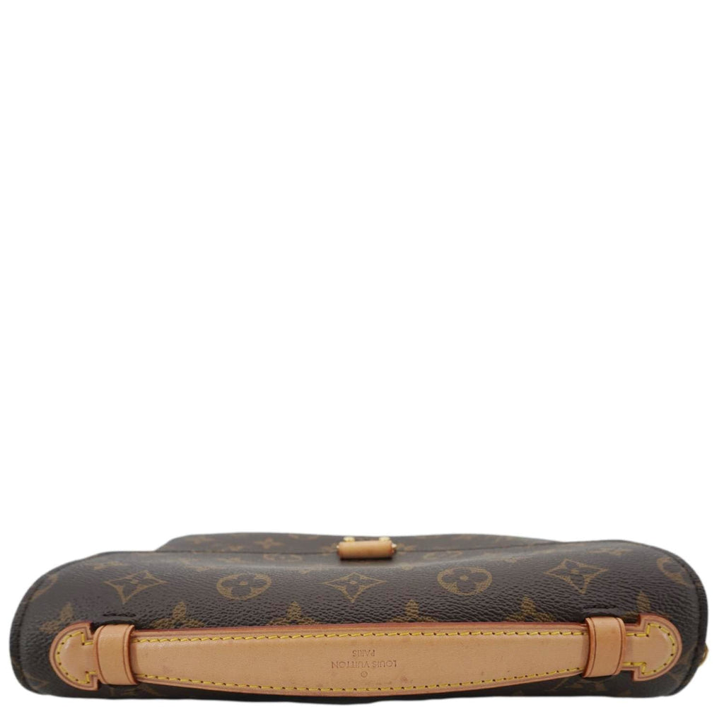 LOUIS VUITTON Metis Pochette Monogram Canvas Crossbody Bag Brown