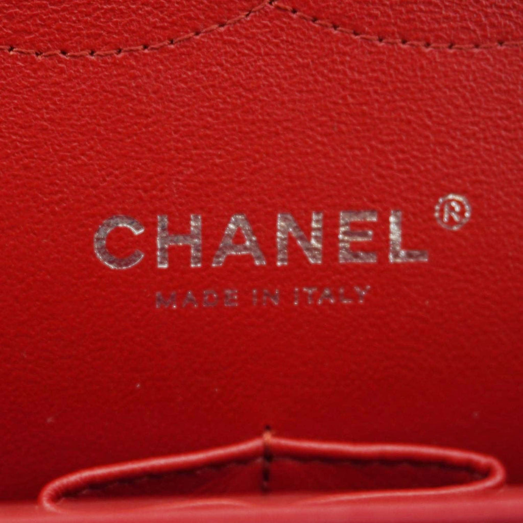 Chanel Classic Jumbo Double Flap Quilted Leather Crossbody Bag Red