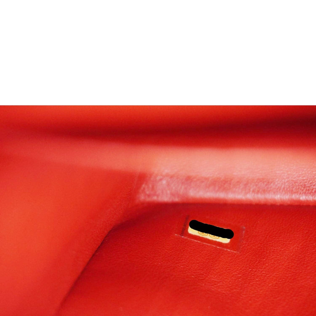 Chanel Classic Jumbo Double Flap Quilted Leather Crossbody Bag Red