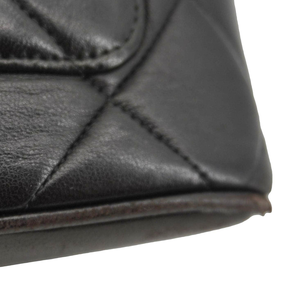 Chanel Medallion Quilted Leather Tote Bag Black