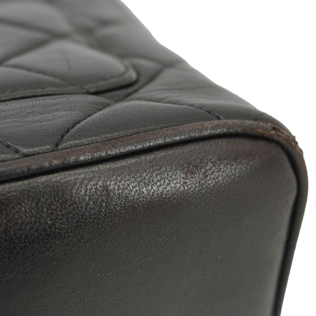 Chanel Medallion Quilted Leather Tote Bag Black