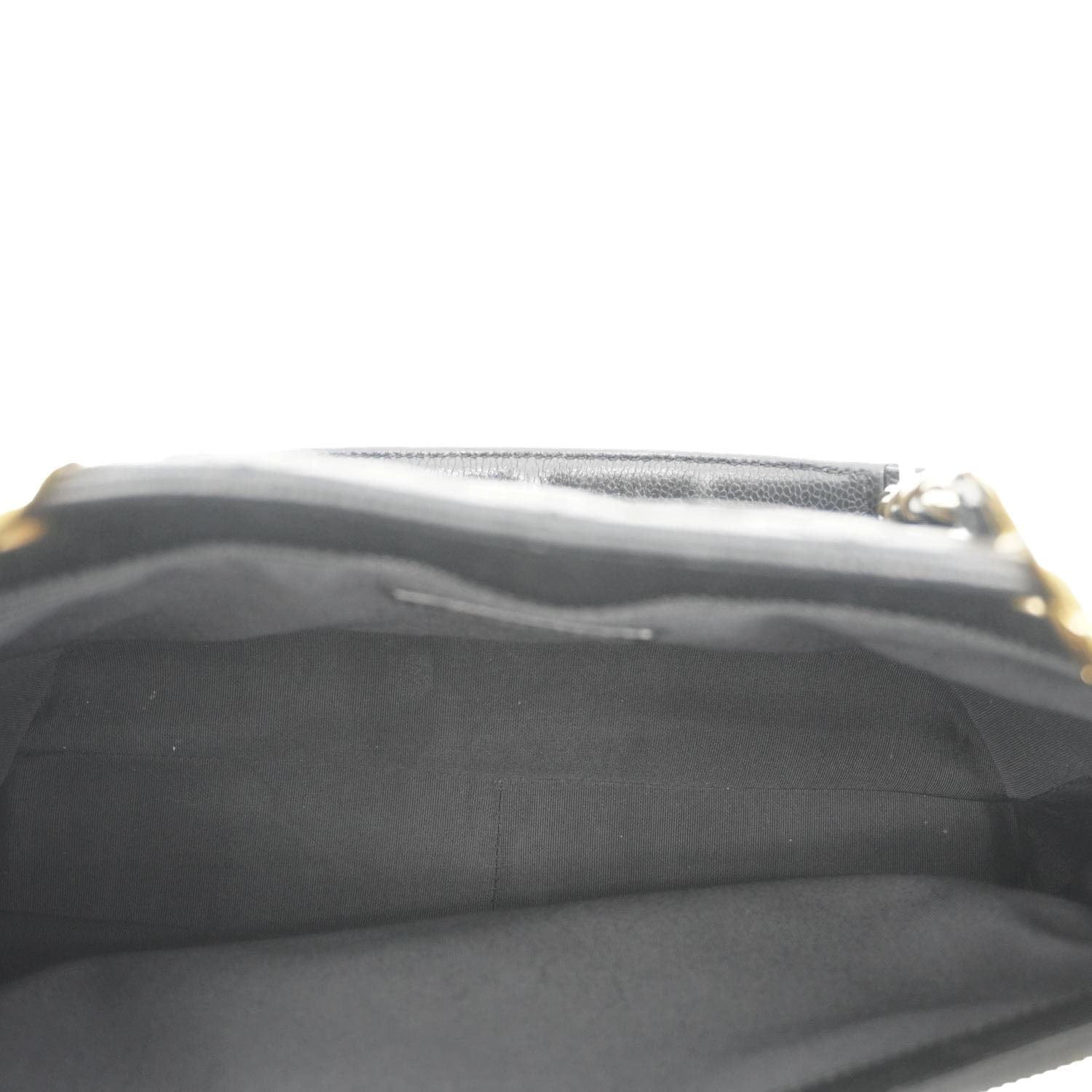 Chanel Grand Shopping Quilted Leather Tote Bag Black