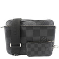 LOUIS VUITTON 3D Trio Damier Graphite Messenger Bag Black