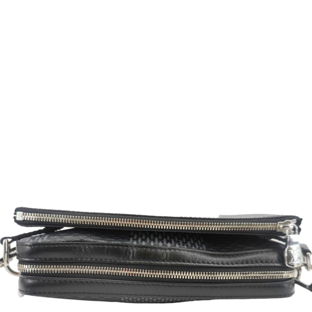 LOUIS VUITTON 3D Trio Damier Graphite Messenger Bag Black
