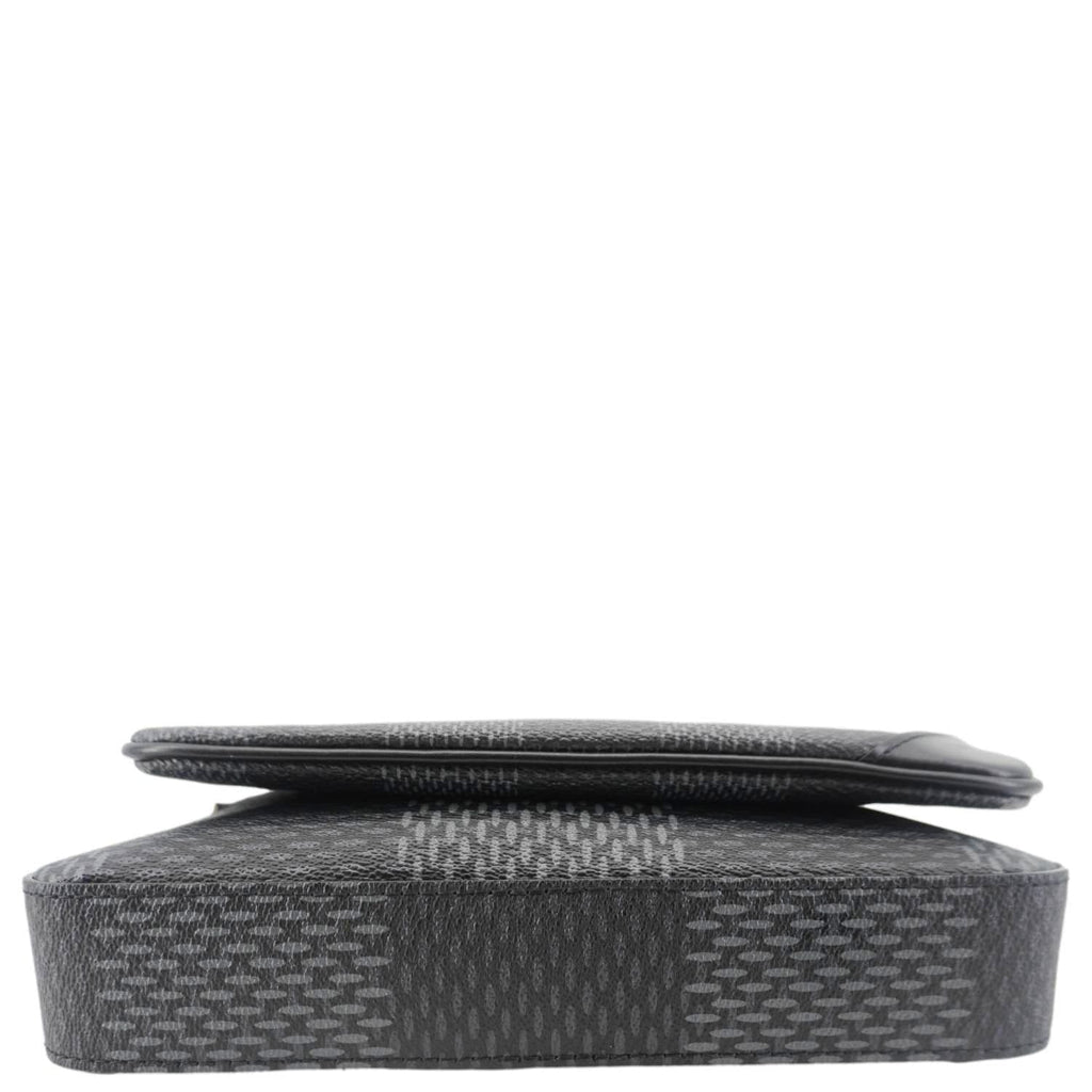 LOUIS VUITTON 3D Trio Damier Graphite Messenger Bag Black