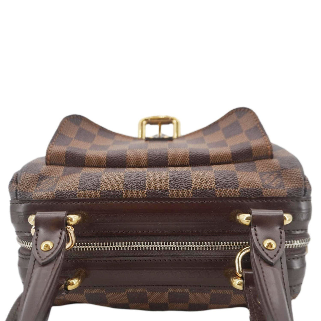 LOUIS VUITTON Knightsbridge Damier Ebene Satchel Bag Brown