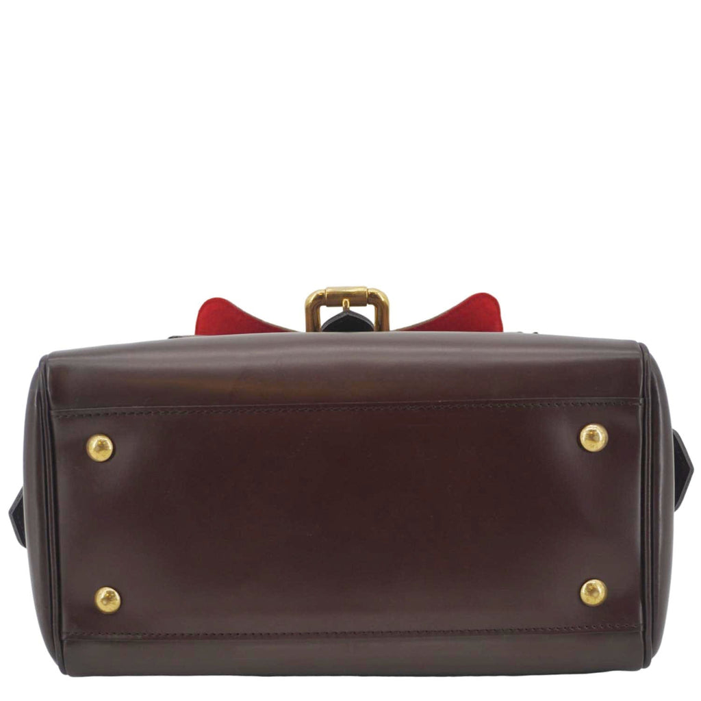LOUIS VUITTON Knightsbridge Damier Ebene Satchel Bag Brown